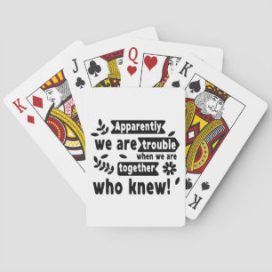 Keep or design your own  playing cards