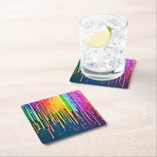 Keep or design your own - square paper coaster