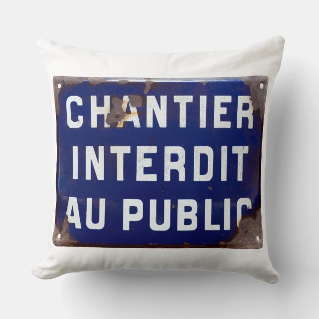 Keep Out! Cushion (Front)