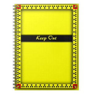 Keep Out Custom Notebook