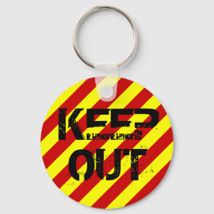 KEEP OUT KEY RING