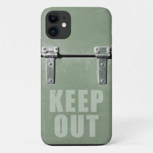 Keep out metal door iPhone 11 case