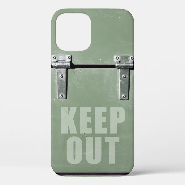 Keep out metal door Case-Mate iPhone case (Back)