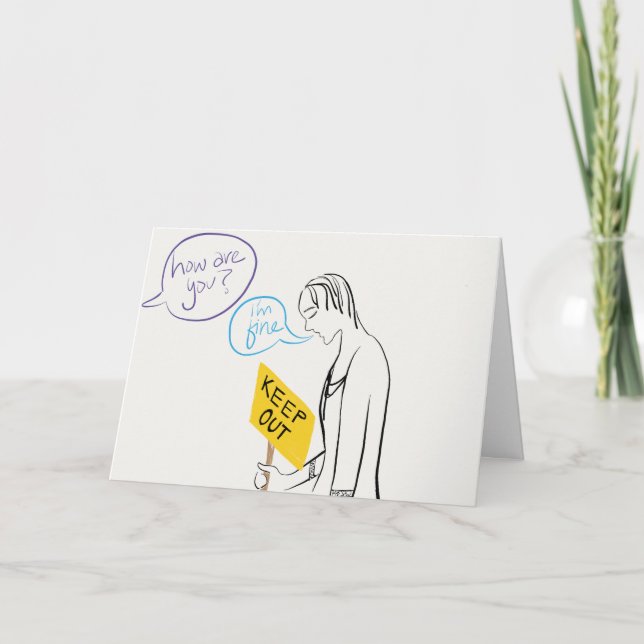 Keep Out Notecard (Front)