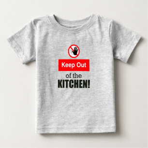 Keep Out of the Kitchen Funny Pickleball Baby T-Shirt