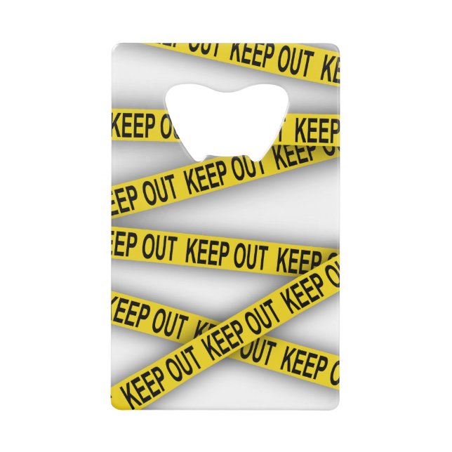 Keep out stay away do not cross police tape 3d (Front)