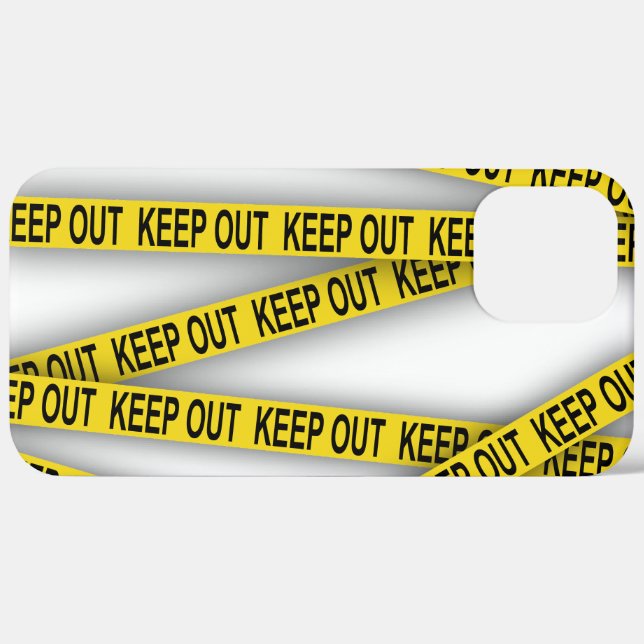Keep out stay away do not cross police tape 3d Case-Mate iPhone case (Back (Horizontal))