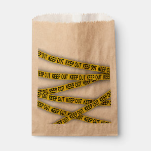Keep out stay away do not cross police tape 3d favour bags
