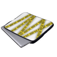 Keep out stay away do not cross police tape 3d