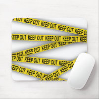 Keep out stay away do not cross police tape 3d