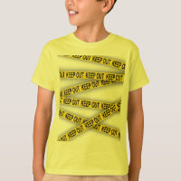 Keep out stay away do not cross police tape 3d