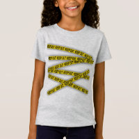 Keep out stay away do not cross police tape 3d