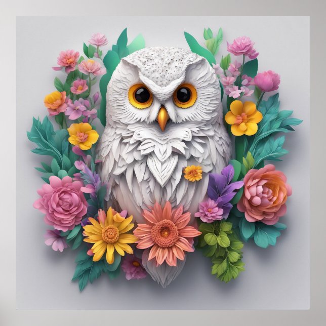 Keep Owl Design or design your own  Poster (Front)