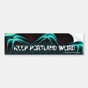 " KEEP PORTLAND WEIRD"--Bumpersticker Bumper Sticker