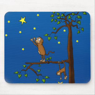 Keep Reaching Monkey Mousepad