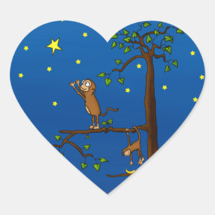 Keep Reaching Monkey Stickers