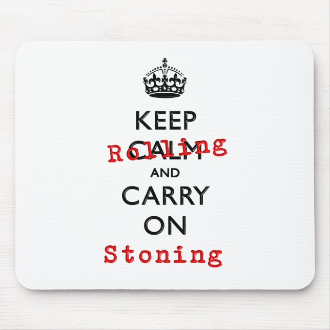 KEEP ROLLING MOUSE MAT (Front)