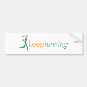 Keep Running Sticker