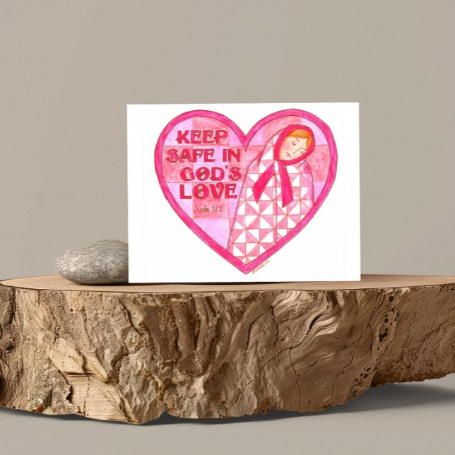 Keep Safe in Gods Love Inspirational Postcard (Creator Uploaded)