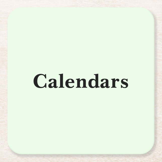 Keep Scrolling to See These Photo Calendars Square Paper Coaster (Front)
