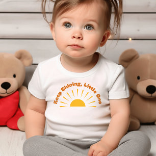 Keep Shining, Little One Cute Yellow Sunshine Toddler T-Shirt
