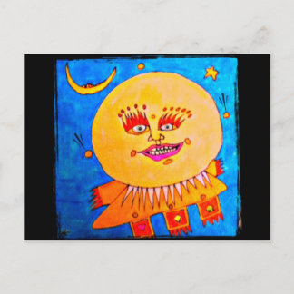 Keep Smiling Art Postcard