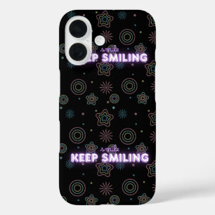 KEEP SMILING iPhone 16 CASE