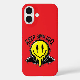 Keep Smiling iPhone 16 Case