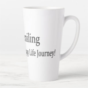 "Keep Smiling" Cute Design. Buy Now Latte Mug