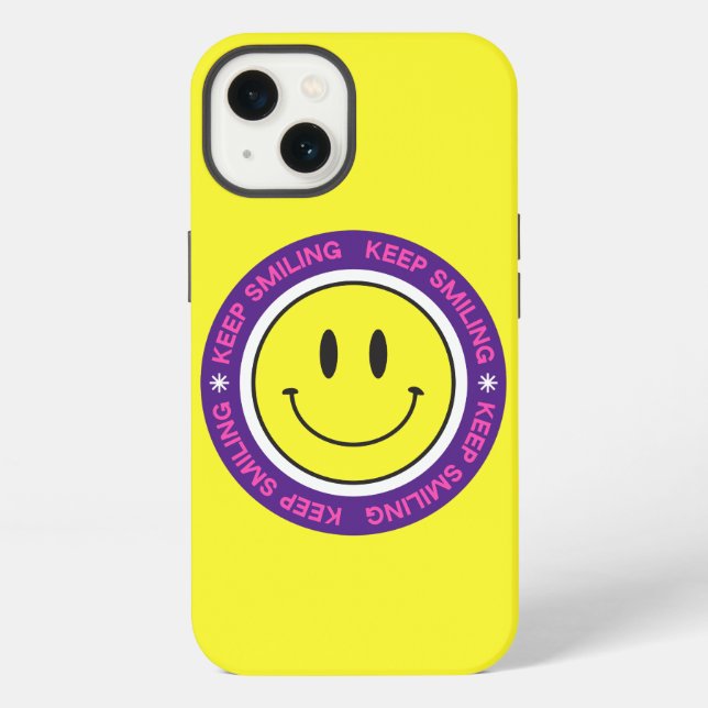 Keep Smiling  iPhone Case (Back)