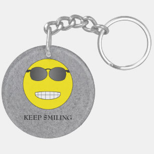 Keep Smiling Key Ring