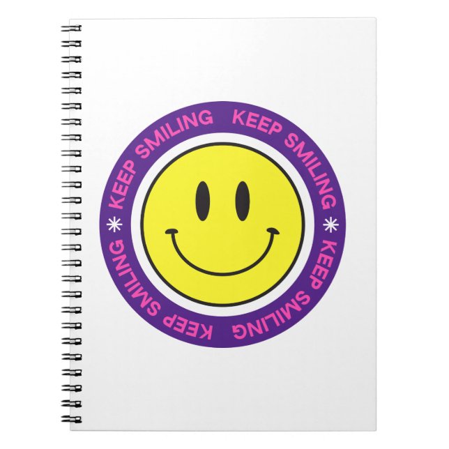 Keep Smiling Notebook (Front)