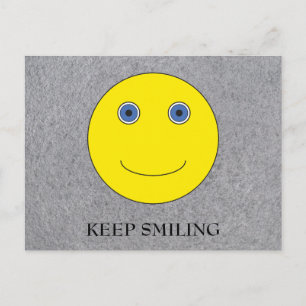 Keep Smiling Postcard