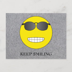 Keep Smiling Postcard
