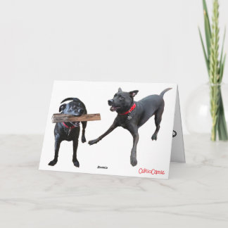 Keep Stickin' Around Thank You Card