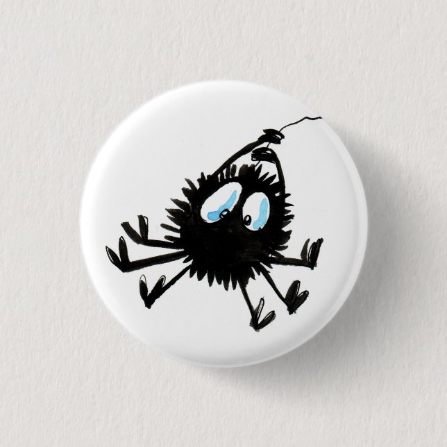 Keep Swinging Inspirational Button! Cute! 3 Cm Round Badge (Front)