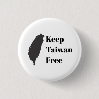 Keep Taiwan Free 3 Cm Round Badge