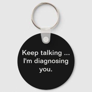 Keep talking keychain