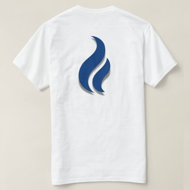 Keep the Blue Flame Lit T-Shirt (Design Back)