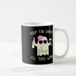 Keep The Candy Fun Halloween Ghost Costume Women Coffee Mug