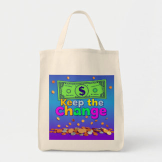  Keep the Change – A Bold Statement Tote Bag