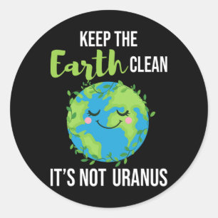 Keep The Earth Clean - Environmental Protection Ea Classic Round Sticker