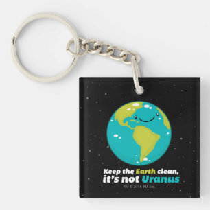 Keep The Earth Clean Key Ring