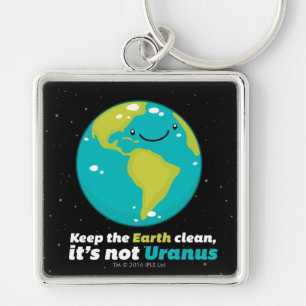 Keep The Earth Clean Key Ring