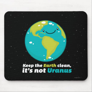 Keep The Earth Clean Mouse Mat