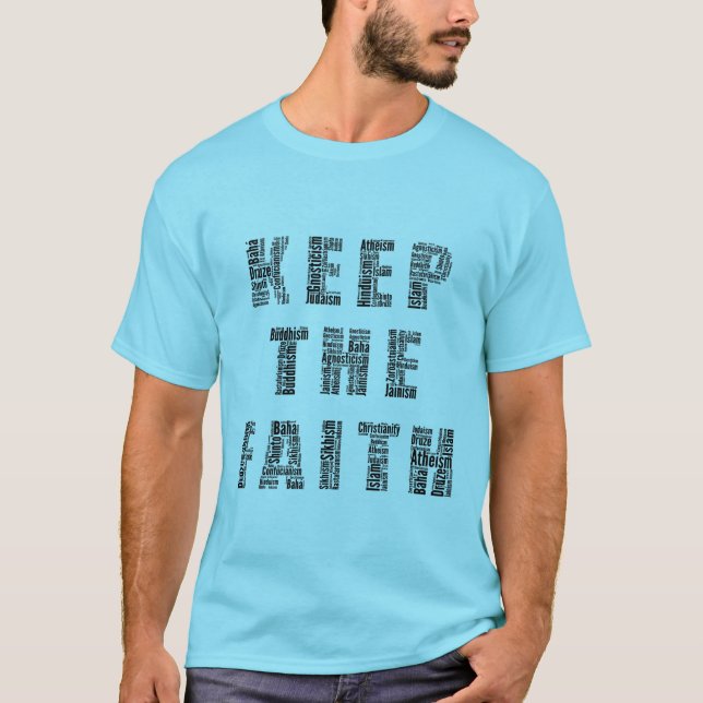 Keep the Faith(Black) T-Shirt (Front)