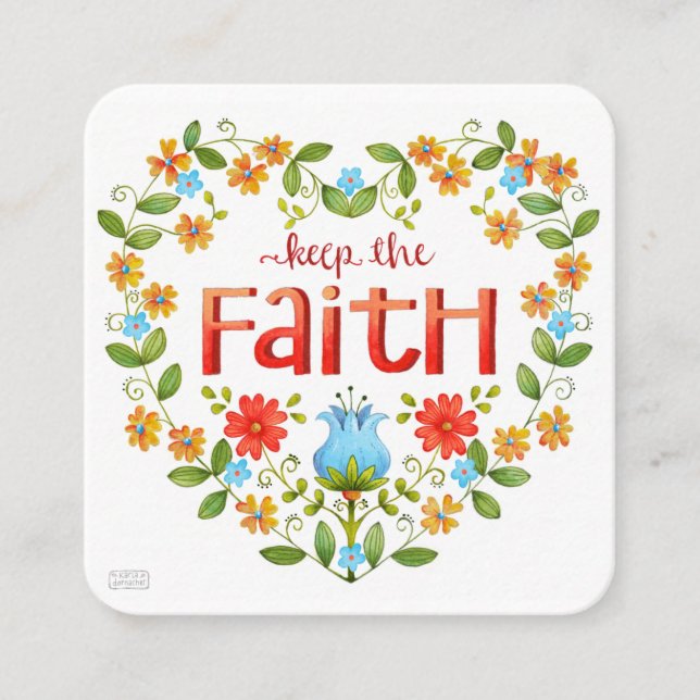 Keep the Faith • Business • Mummy • Bible Card (Front)