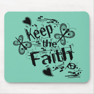 Keep The Faith Graffiti Standard Mouse Pad