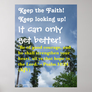 "Keep the Faith!" poster