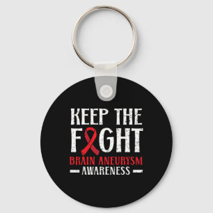 Keep The Fight Brain Aneurysm Aneurysm Awareness 1 Key Ring